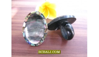 Abalone Shells Finger Rings Accessories Motif 